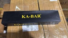 New KaBar 1217 Fighting/Utility Knife USMC Leather Sheath Straight Edge picture