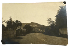 Antique RPPC Country Road Central France 1919 picture
