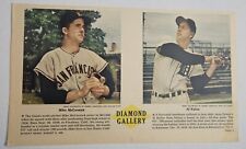 Diamond Gallery Mike McCormick & Al Kaline Sunday News August 9th 1959 Print picture