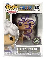 Funko Pop OP Luffy Gear Five CHASE #1607 Signed by Colleen Clinkenbeard PDS DNA picture