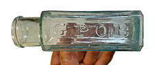 Antique G.P.O.B. General Post Office Bottle Glue Open Pontil British Government picture
