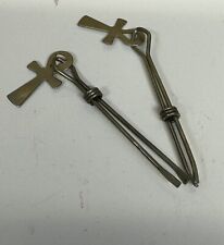 Original Vintage/New Set Of 2 Roach Clip With Aunk Size 3 Inch Unused picture