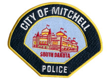 *NEW STYLE* City of Mitchell SD South Dakota Police shoulder patch - NEW picture