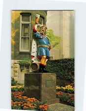 Postcard Statue of the good King Gambrinus Pabst home brewery Milwaukee WI USA picture