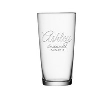 Personalized Beer Glass, Custom Engraved Beer Glass, Wedding Gifts picture
