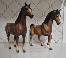Vintage Breyer Arabian mare and stallion models #13 and #14 picture
