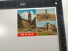 MONS, Belgium Multi-View Postcard (UNPOSTED) picture