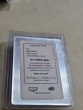2018-19 Upper Deck Marvel Annual Printing Plate Blue 1/1 Black Panther TH1 picture