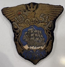 USNA 1951 Patch Vintage United States Naval Academy - Excellent Condition picture