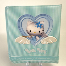 Vintage 2001 Angel Hello Kitty CD Binder Sanrio Blue picture