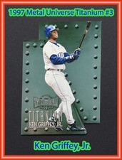 1997 Metal Universe Titanium Die-Cut (Pick-A-Card) Complete Your Set Ken Griffey picture