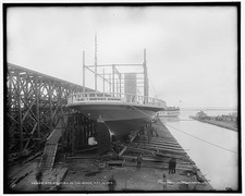Photo:Steamship Columbia on the Ways 1902 picture