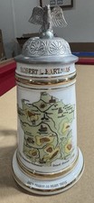 1958 Schmidt Koblenz Bogenstr 103 Beer Stein Germany France Willi Geck Vintage picture
