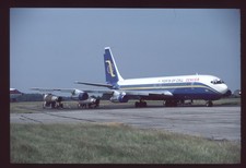 Orig 35mm airline slide Ports of Call Denver 707-323B N457PC picture