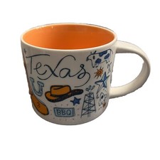 Starbucks 2015 Texas Lonestar State You Are Here Collection Coffee Mug 14oz picture