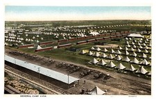 General Camp  View Series No. 24 Postcard  Military Camp - Aerial View #397 picture