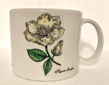 Awesome MAGNOLIA GRANDIFLORA BOTANICAL GARDENS COFFEE CUP Mug Souvenir picture