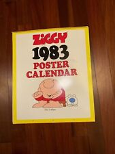 extra large Ziggy 1983 Poster Calendar Vintage picture