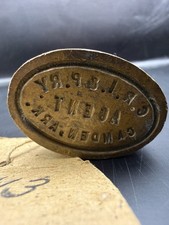 Chicago Rock Island & Pacific Railway Agent Wax Seal Stamp Camden Arkansas picture