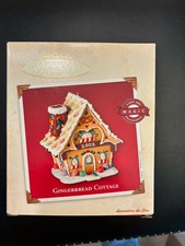 2002 Hallmark Keepsake Gingerbread Cottage Light and Magic Ornament -12-30-82A picture