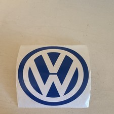 Vintage Volkswagen Blue & white 4