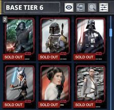 Topps Digital Star Wars Card Trader: 2016 Digital physical. Red Base (96 cards) picture