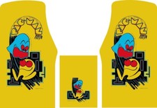 Pac Man Arcade Side Art Kickplate Decal set 3 Piece Graphics Kit Laminated picture