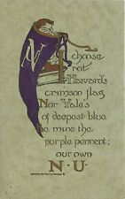 c1910 Postcard; Northwestern University Evanston IL, Be Mine the Purple Pennant picture