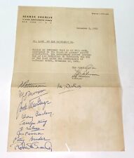 Rare Vintage Lace on Her Petticoat Signed Letter Theater Autographs 1951 NY picture
