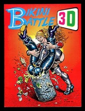 Bikini Battle 3-D Comic + 3D Glasses Three Dimensional Gene Bilbrew Robert Crumb picture