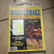 Vintage Michael Jordan Sport Basketball 1992 - 93 Pro Preview Magazine Sealed picture