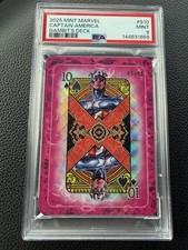 2025 Topps Marvel Mint Captain America Gambits Deck #89/99 PSA 9 Mint S-10 picture