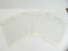 Vintage 1960s Signal Oil Company Blank Gasoline Credit Record Sheets A140 Lot 5  picture