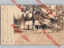 WOW 1905 Private Residence Large Home House Mountain LOS ANGELES California RPPC picture