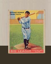 Baseball Babe Ruth Baseball Card 16 x 20 Baseball Art Rare Poster Vintage picture