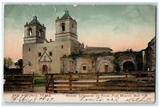 1907 Mission Conception De Acuna First Mission Field San Antonio Texas Postcard picture