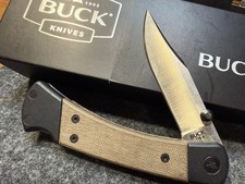 S30V Buck Knives 110 Hunter Sport Pro Folding Knife Pocket Clip Thumb Stud USA picture