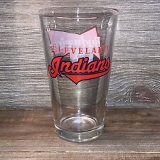 MLB Cleveland Indians Budweiser 16 oz. Pint Beer Glass 5.75
