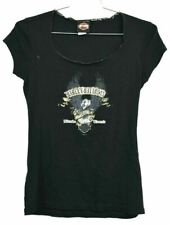 Harley-Davidson Motorcycle Women's Large 2008 Milwaukee Wisconsin SS Shirt picture