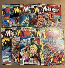 Werewolf By Night Lot 11 12 13 14 17 35 36 39 40 42 FN-VF 1973 Ten Marvel Comics picture