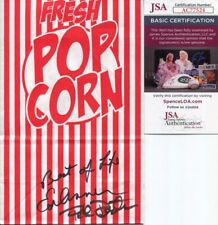 Pete Docter Ed Asner Disney Pixar Up Rare Signed Autograph Popcorn Bag JSA COA picture