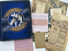 Antique Scrapbook City of Chicago Inman Line Steamship Rev Joshua Bodfish Cruise picture
