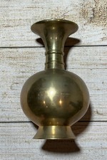 Vintage Beautiful Brass Flower Vase picture