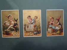 CHROMO LIEBIG COMPLETE SERIES S 73 GENRE IMAGES picture