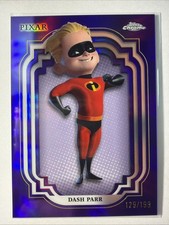 2024 Topps Disney Chrome DASH PARR The Incredibles Purple Refractor /199 picture