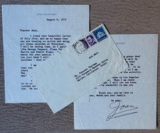 Joan Crawford Signed Typed Letter w/ Envelope To Director Vincent Sherman 1975  picture