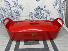 1960's Red Enamel Fish Pot Cooker designer Timo Sarpaneva at W. Rosenlew & Co. picture
