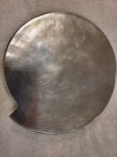 Vintage Nambé Spiral Platter Tray #632 USA Mid Century Modern Alloy Serving Dish picture