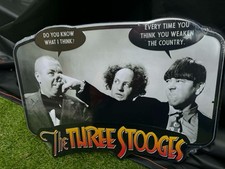 The Three Stooges You Weaken The Country Metal Sign 17 By 12 Inches picture