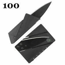 100X Credit Card Knives Folding Wallet Thin Pocket Survival Micro Knife Bulk LOT picture
